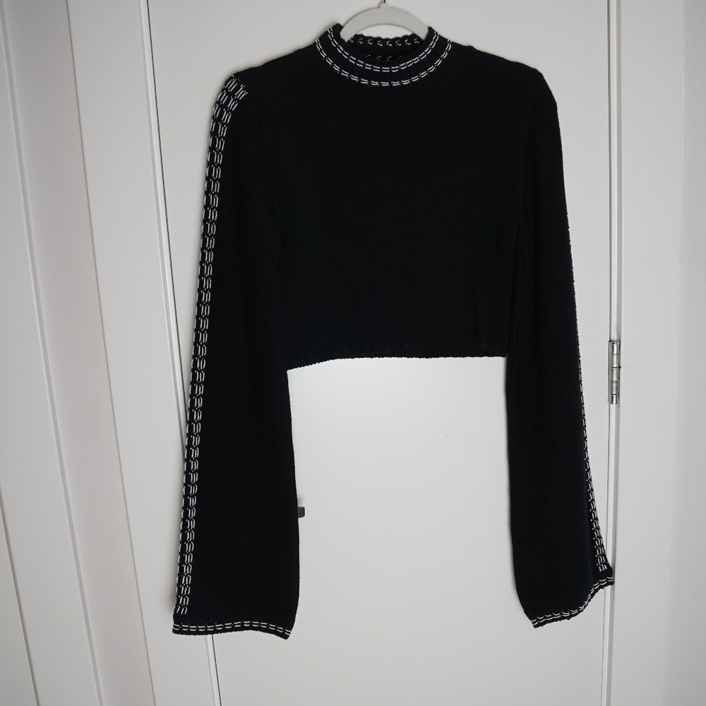 Black Long Sleeve Contrast Set